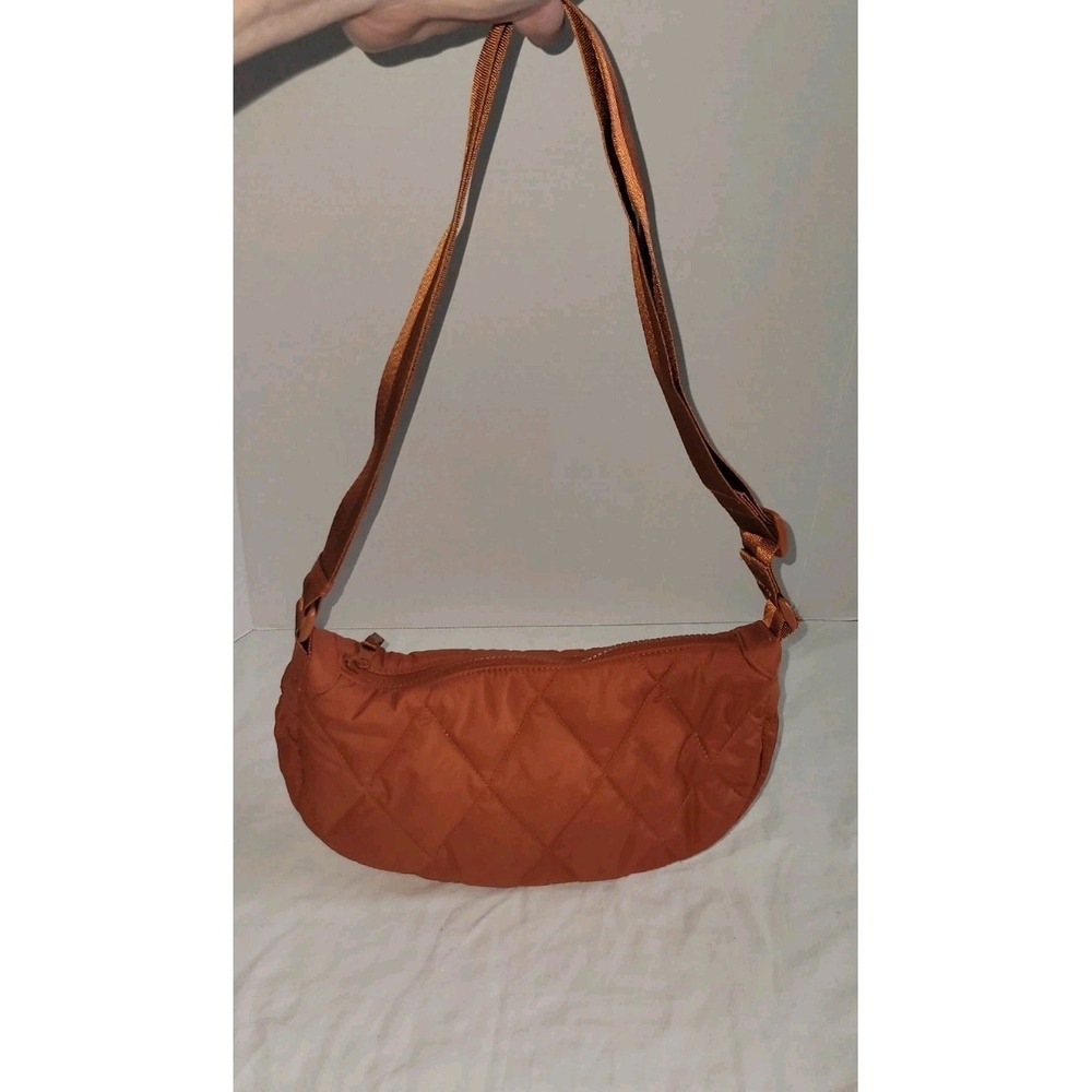 Vera Bradley Featherweight Springbrook Sling Burnt Orange Quilted Crossbody - Picture 7 of 7